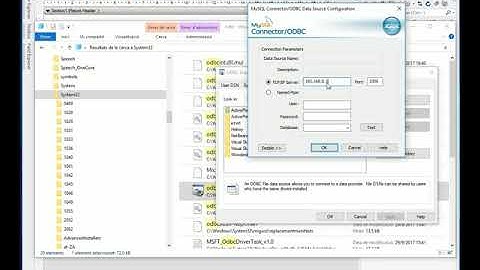 Configuring driver ODBC with MySQL Server