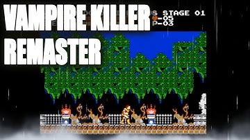 Vampire Killer (Castlevania NES) remaster pro Roland synth