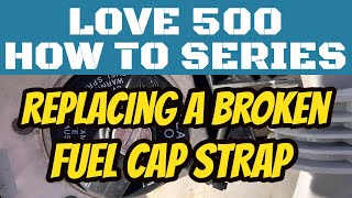 Fiat 500 Fuel Cap Strap - Replace a broken one - Love 500 How To Series