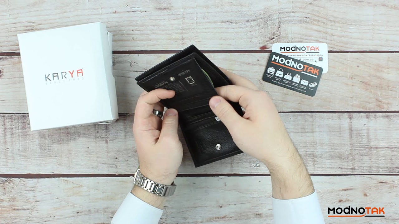 Видеообзор кошелька Karya 0953-39