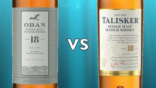 Oban 18 vs. Talisker 18 Single Malt Scotch Whisky
