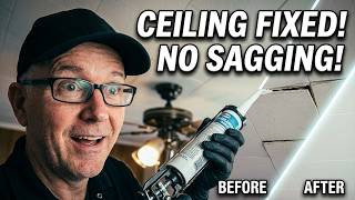 Famous Fix sagging ceiling tiles No decapitation!! Real time Profile