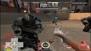 Team Fortress 2: Mann vs. Machine Scout/Heavy Gameplay (Mannhattan - Unarmed Invasion)