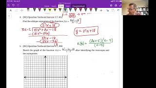 Math 10 Adv Unit 5 Video 13: Rational functions practice problems 1 - 10 (Section 5.6)