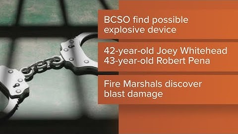 Two men accused of setting off explosives in east Bexar County