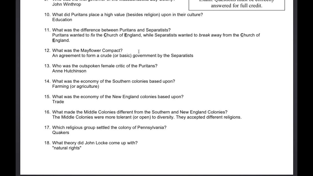 US History Final Exam Study Guide Unit 1 YouTube US History Final Exam Study Guide Unit 1 YouTube