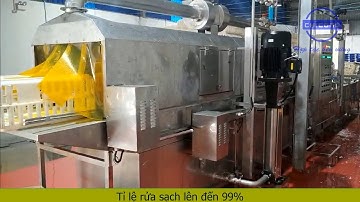 [CHICONG] Máy rửa dụng cụ, máy rửa rổ, máy rửa kết, máy rửa khay, pallet nhựa, washing machine