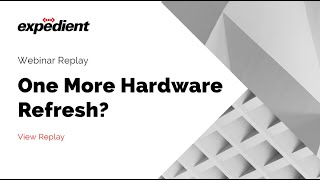 Just one more hardware refresh?