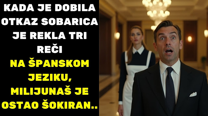 SOBARICA JE DOBILA OTKAZ I TADA JE REKLA TRI REČI NA ŠPANSKOM JEZIKU, MILIJUNAŠ JE OSTAO ŠOKIRAN..