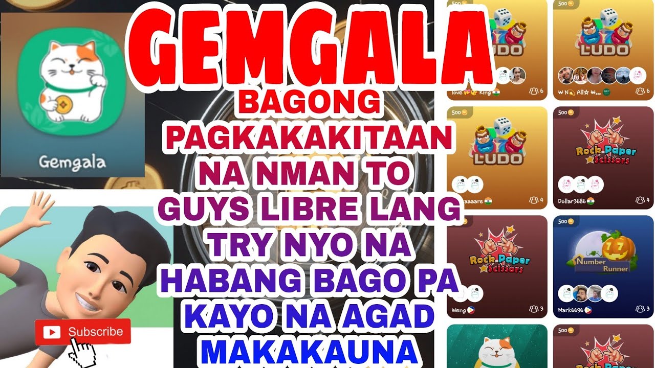 Gemgala New Earning app 2022 super Legit guys promise dame na nakakapag
