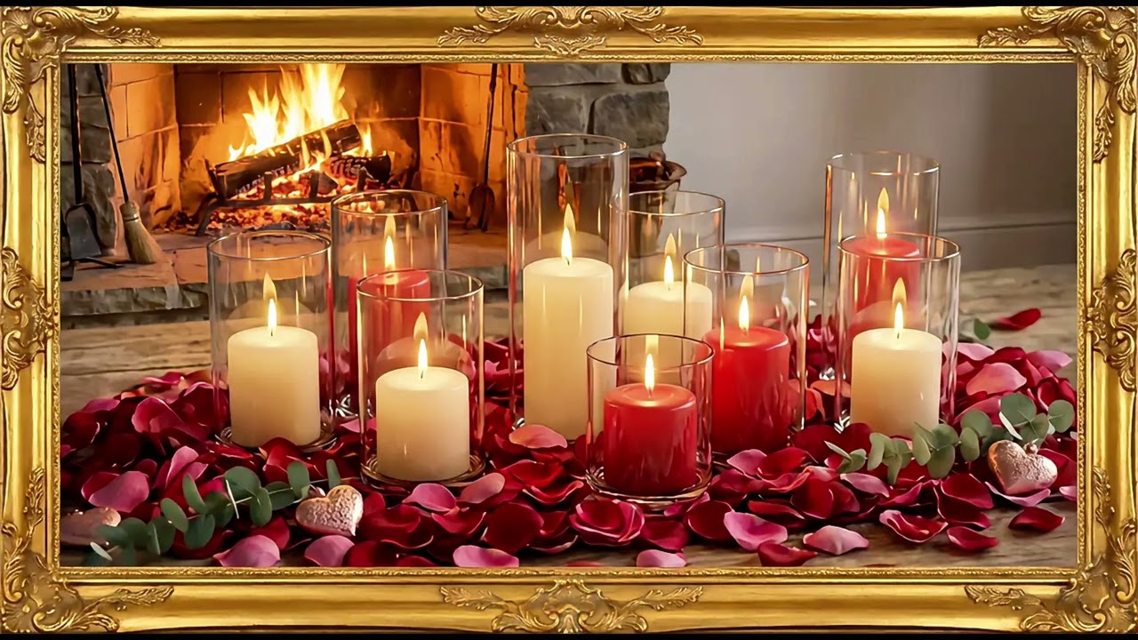 4k Valentines Day TV Art Screensaver | Turn your tv into art! Press ▶️| No Sound. Just Ambiance.