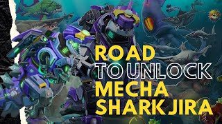 ROAD TO UNLOCK MECHA SHARKJIRA - HUNGRY SHARK WORLD EXTINCTION MODE TIPS