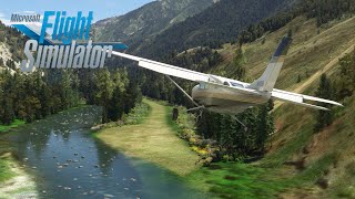 Landing the Cessna 207 in the deadly Idaho backcountry - MSFS Ultra Graphics