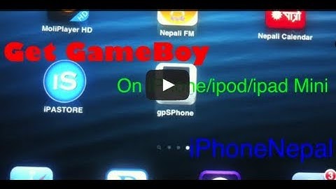 How To Install GBA Emulator On iPhone, iPod Touch & iPad Mini 6.1.2/6.1.3/5.1.1- GpsPhone & Get Roms