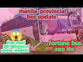 manila to provincial bus update 2022 (free meal )
