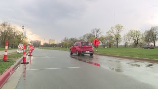 More road closures for NFL Draft Experience build