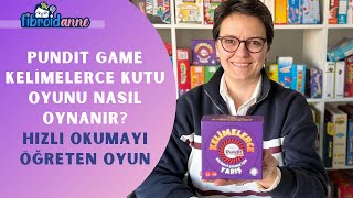 Pundit Game Kelimelerce 7-99 Yaş Kutu Oyunu Nasıl Oynanır? www.fibroidanne.com screenshot 3