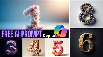 Prompting with copilot, 123 Numbers, AI Generated, Using Microsoft Copilot