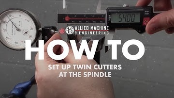 How to set up Wohlhaupter® Twin Cutter boring heads at machine spindle