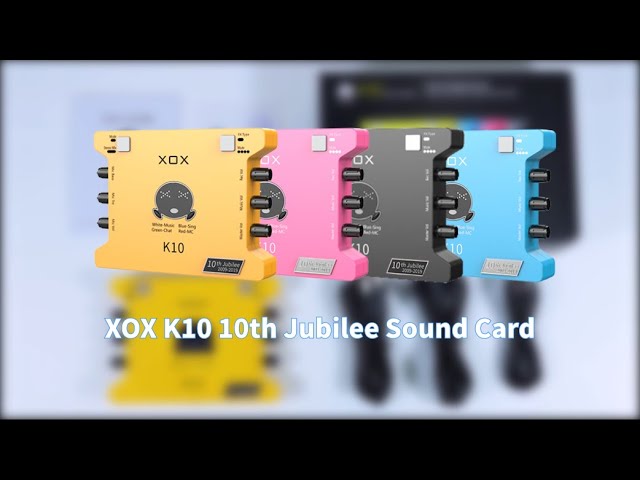 XOX K10 10th Jubilee Sound Card - YouTube