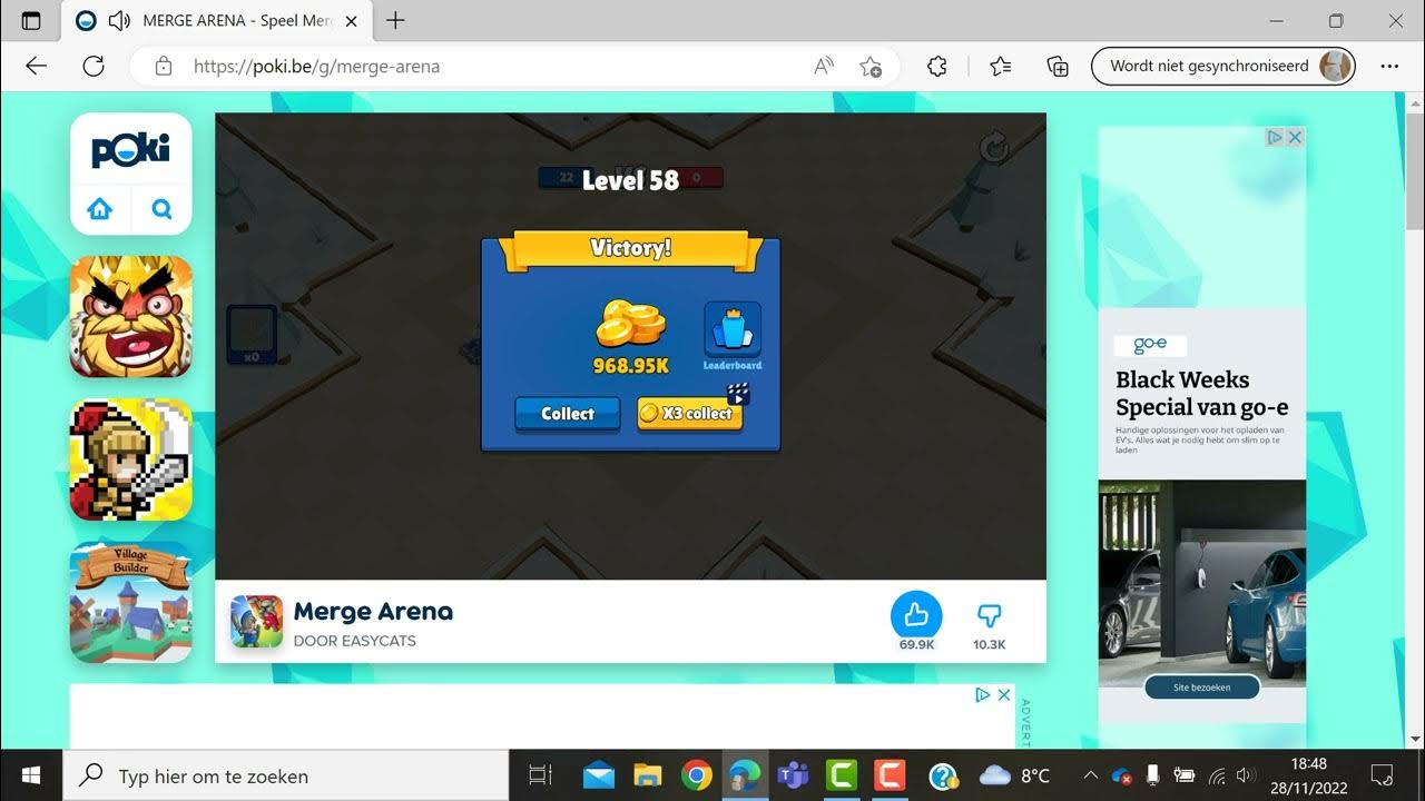 poki gaming merge arena YouTube