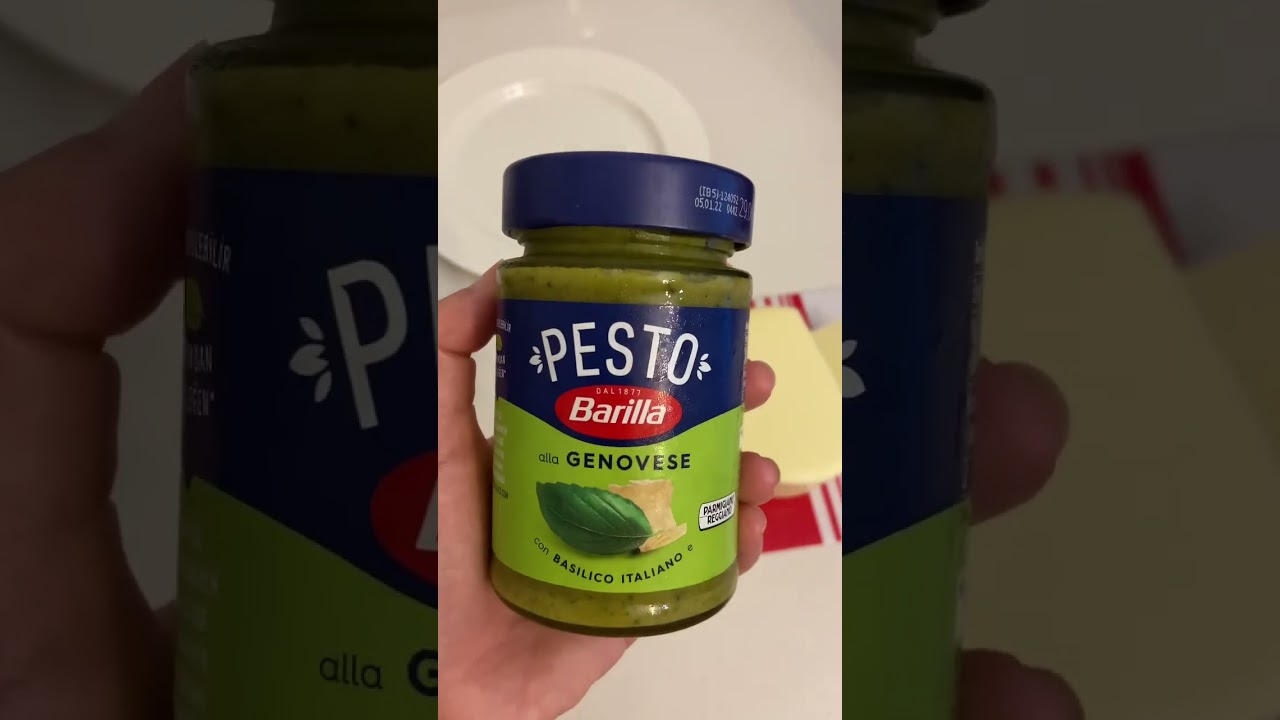 PESTO SOSLU TOST TARİFİ | İKİ MALZEMELİ TOST