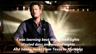 Blake Shelton Good Country Song with Lyrics chords