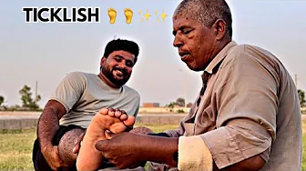 ASMR FEET & LEG CARE MASSAGE MEN MASSAGE MOST TICKLISH & RELAX | FOOT REFLEXOLOGY MASSAGE | MASSAGE
