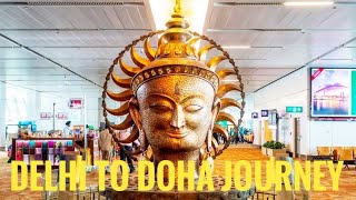 High Fly Delhi to Doha || DELHI Airport Tour || HD