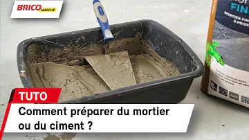 Comment faire du ciment sans sable ?