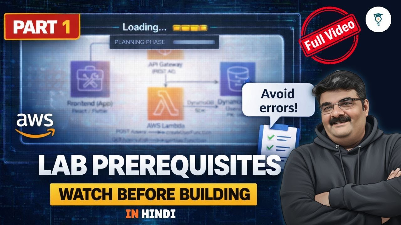 Labseq Api Day 412 | AWS API Gateway Lab REST API | Part 1 Prerequisites ...