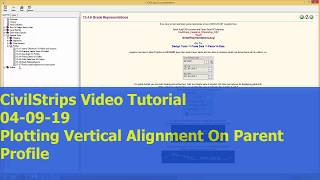 04_09_19 Plotting Vertical Alignment On Parent Profile