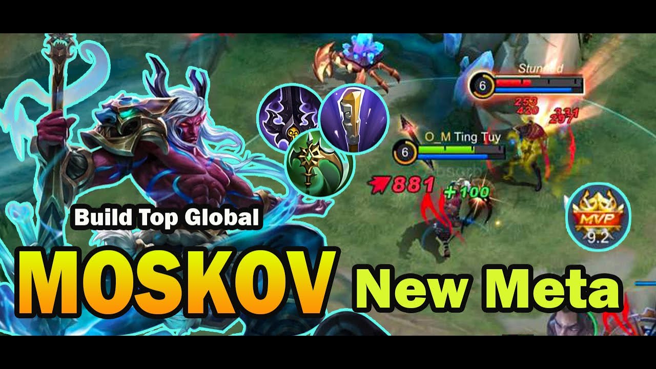 Moskov Gameplay Back New Meta Sidelane is Deadly!! - Build Top 1 Global ...