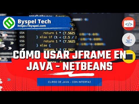 Video: ¿Cómo abro un JFrame en NetBeans?