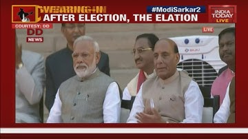 Venkaiah Naidu Arrives At Rashtrapati Bhavan For Narendra Modi