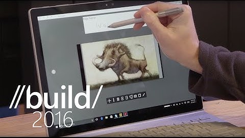 Build 2016: Inking in UWP Apps
