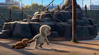 Punch the Monkey 🐒💔 | The Viral Baby Macaque Story | Animated Short Film
