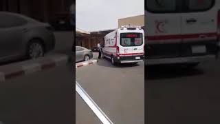 مريض يسرق اسعاف بجدة. A patient steals an ambulance in Jeddah