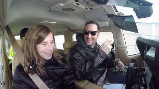 Seona's First Flying Lesson, in 4 Degrees Fahrenheit