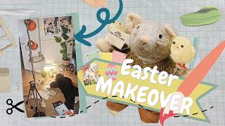 Tiny Mouse Door Easter Makeover 🐣 | Mini DIY + Free Printable
