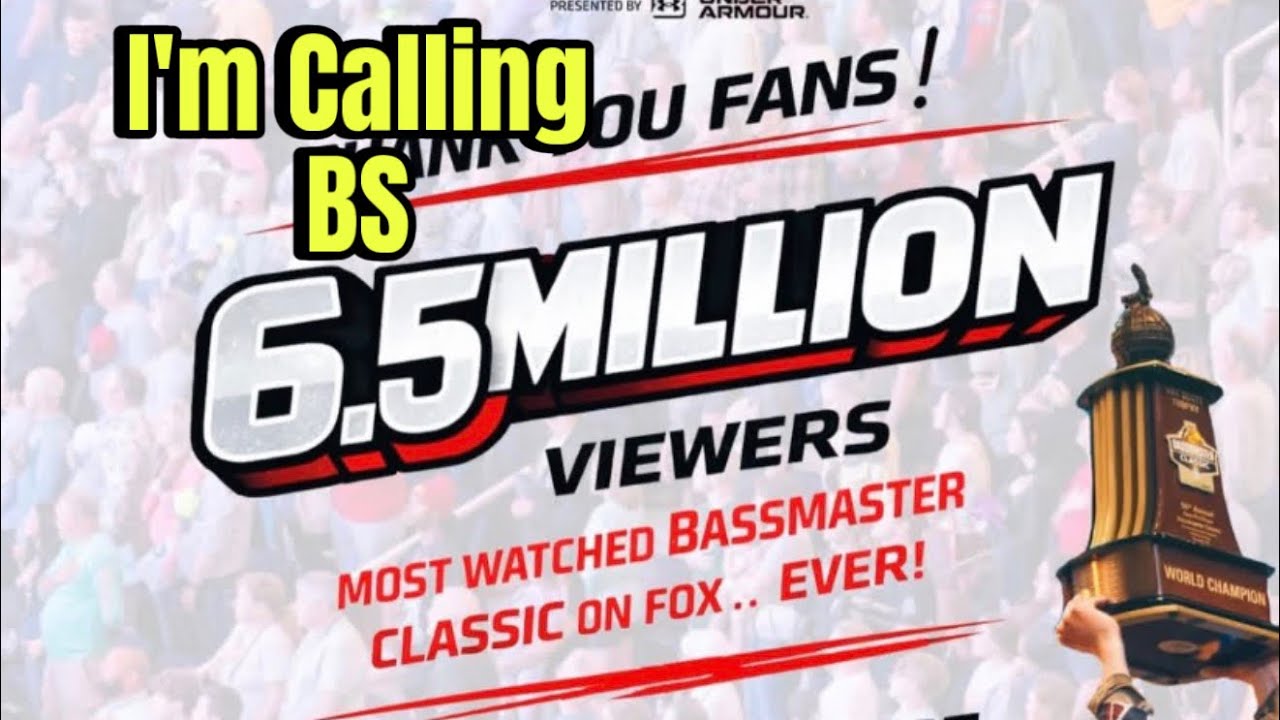 Bassmaster’s Preposterous Classic Viewership Claim…