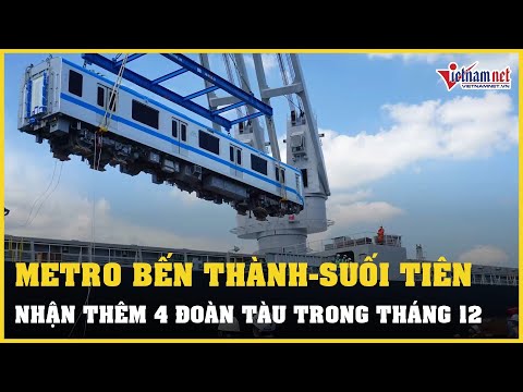 Video 4 đoàn tàu metro Bến Thành - Suối Tiên cập bến TP.HCM... - youtube