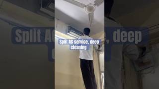 Split AC service deep cleaning #vlog #youtubeshorts #foryou #trending #ac #minivlog