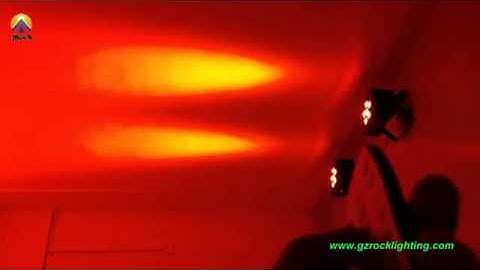 Rechargeable battery powered & wireless DMX LED uplight RGBAW+UV+IRC Remote 1