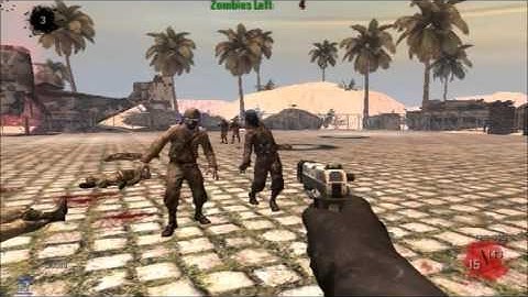 Cod waw Zombie desert map WTF MYSTERY TOILET!! Getting hells retriever