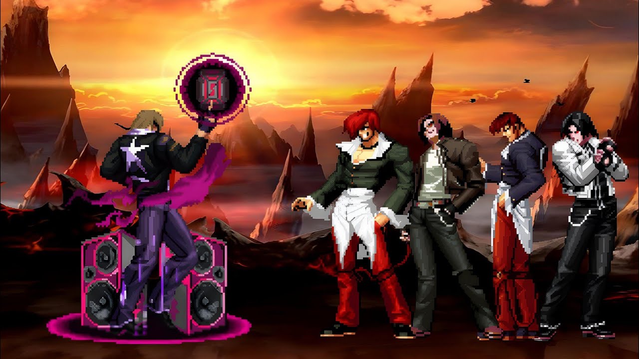 [KOF Mugen] Legulus Terry vs Kyo and Iori Team - YouTube