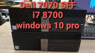 Dell Optiplex 7070 SFF chạy Core i7-8700 DDR4 16GB Win10 Pro