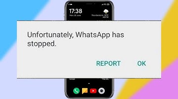 How to fix unfortunately whatsapp has stopped | fix whatsapp has stopped working | Problem Solved