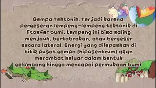 TUGAS BAHASA INDONESIA TEKS EKSPLANASI TENTANG GEMPA BUMI