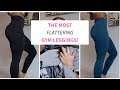 The most flattering gym leggings! Try on & honest review